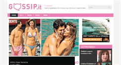 Desktop Screenshot of gossip.it